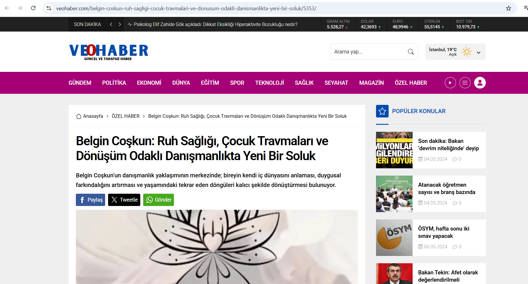 Haberi Gör – Belgin Coşkun